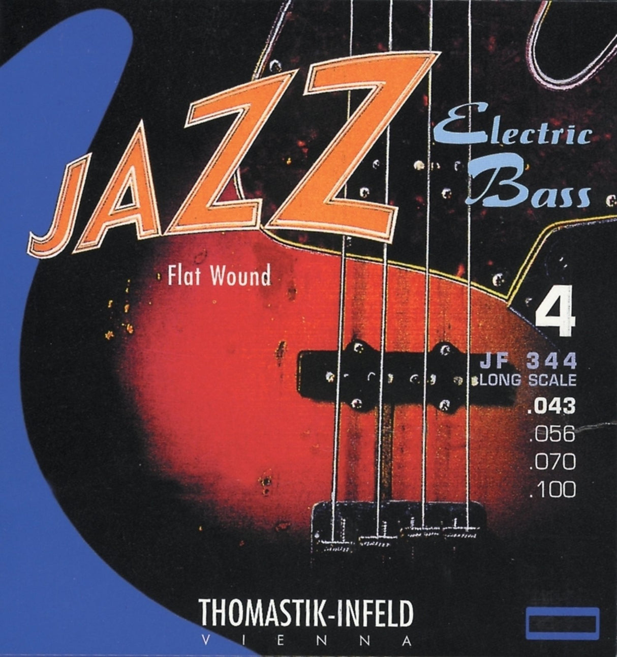 Thomastik-Infeld E-Bass Strings Jazz Bass Flat wound - Set 4-string short (JF324)