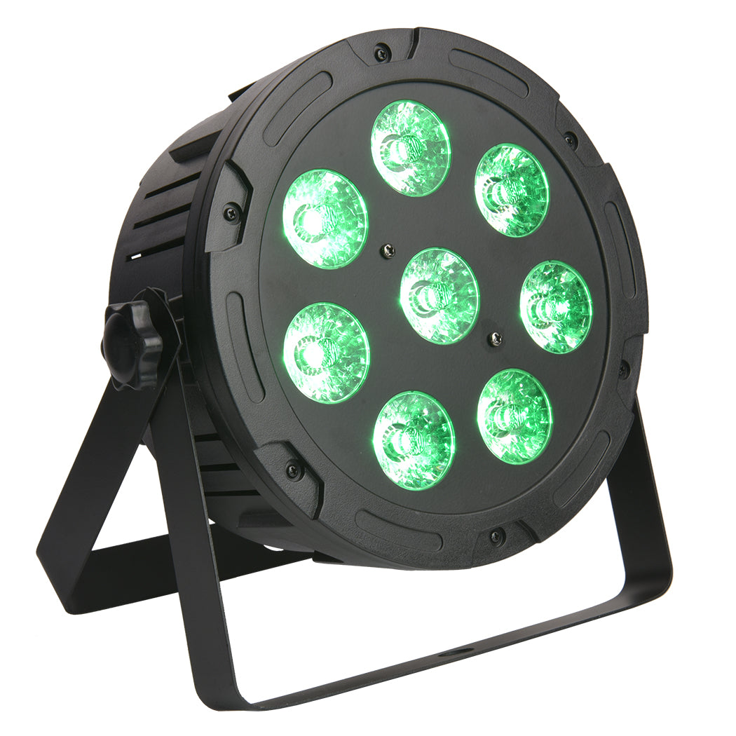 LIGHT4ME PENTA PAR 8x12W MKII RGBWA LED slank
