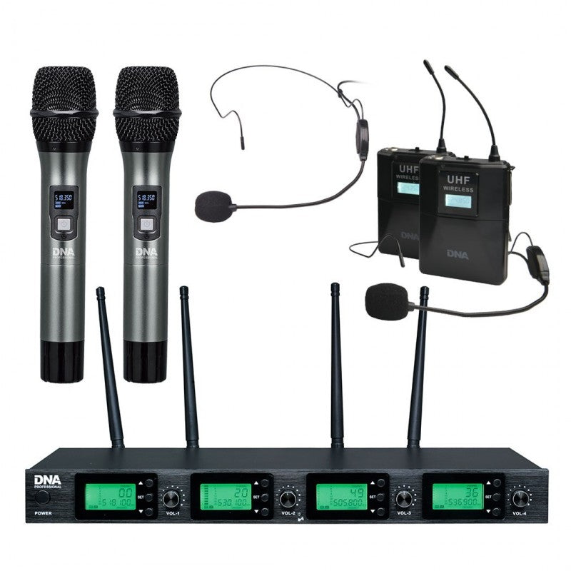 DNA RV-4 MIX kit de microphones sans fil