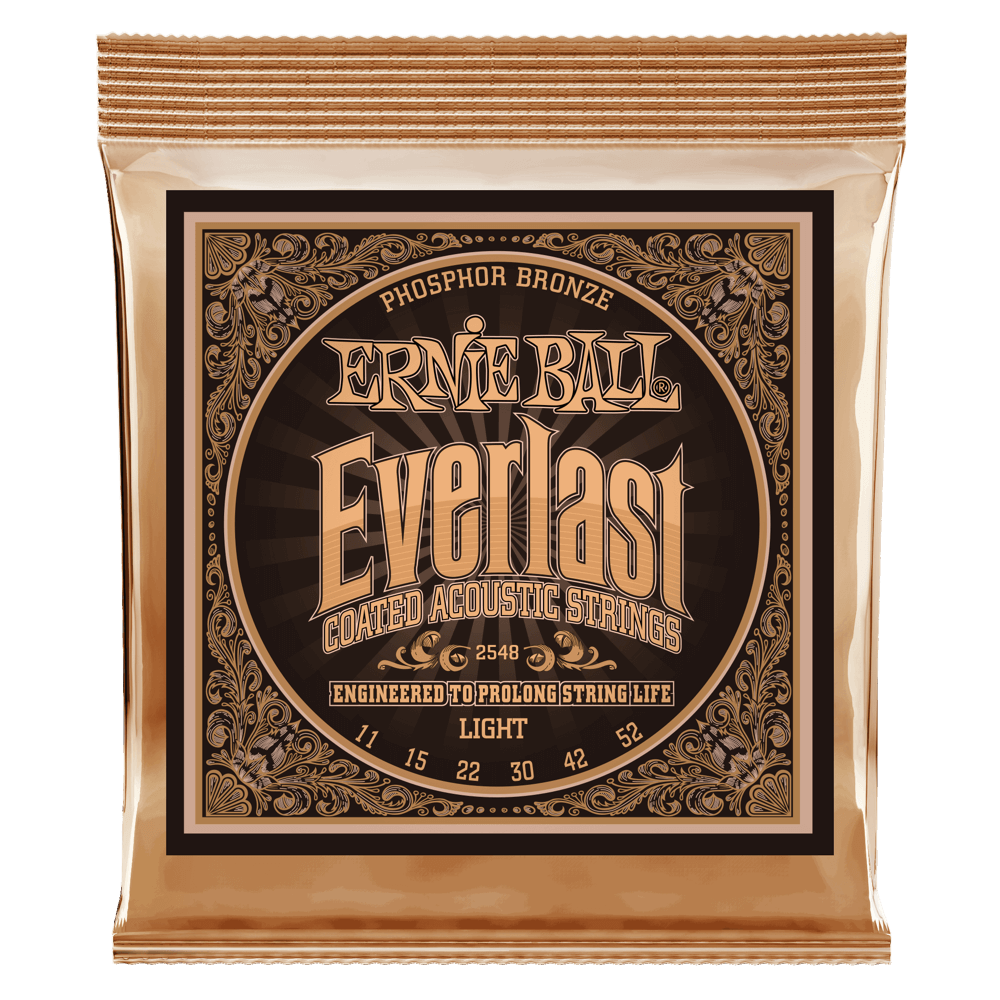 Ernie Ball Everlast Coated Phosphor Bronze Cordes de Guitare (Akustisk)