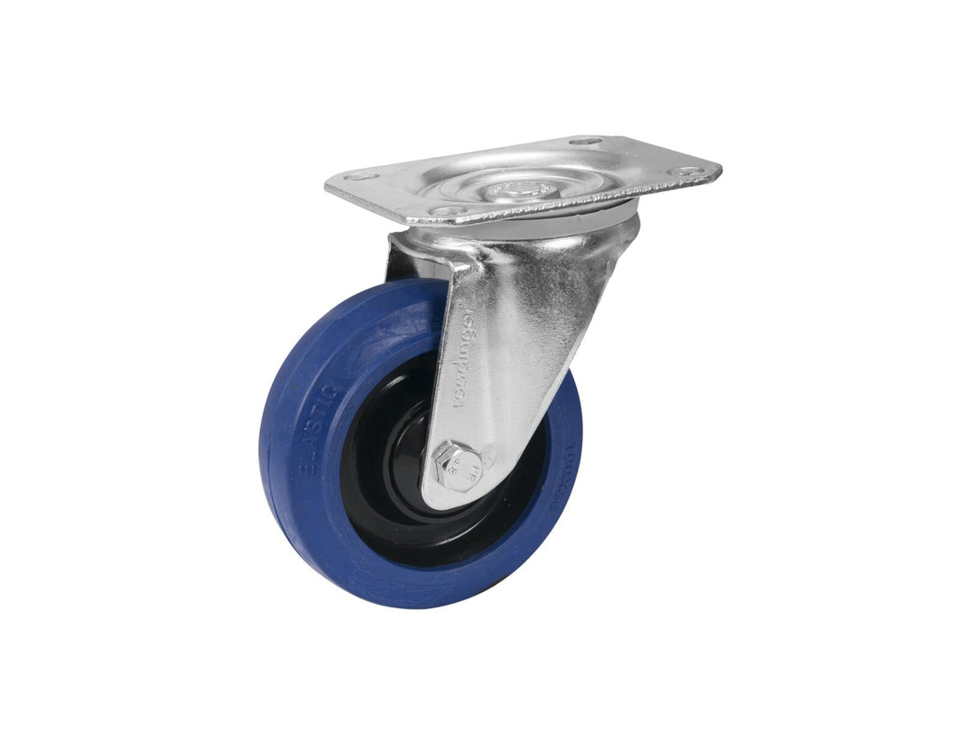 Roulette pivotante ROADINGER RD-100 100mm bleue