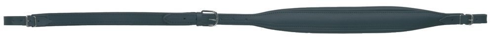 Sangle de portage GEWA pour tubas en cuir noir avec coussin d’épaule