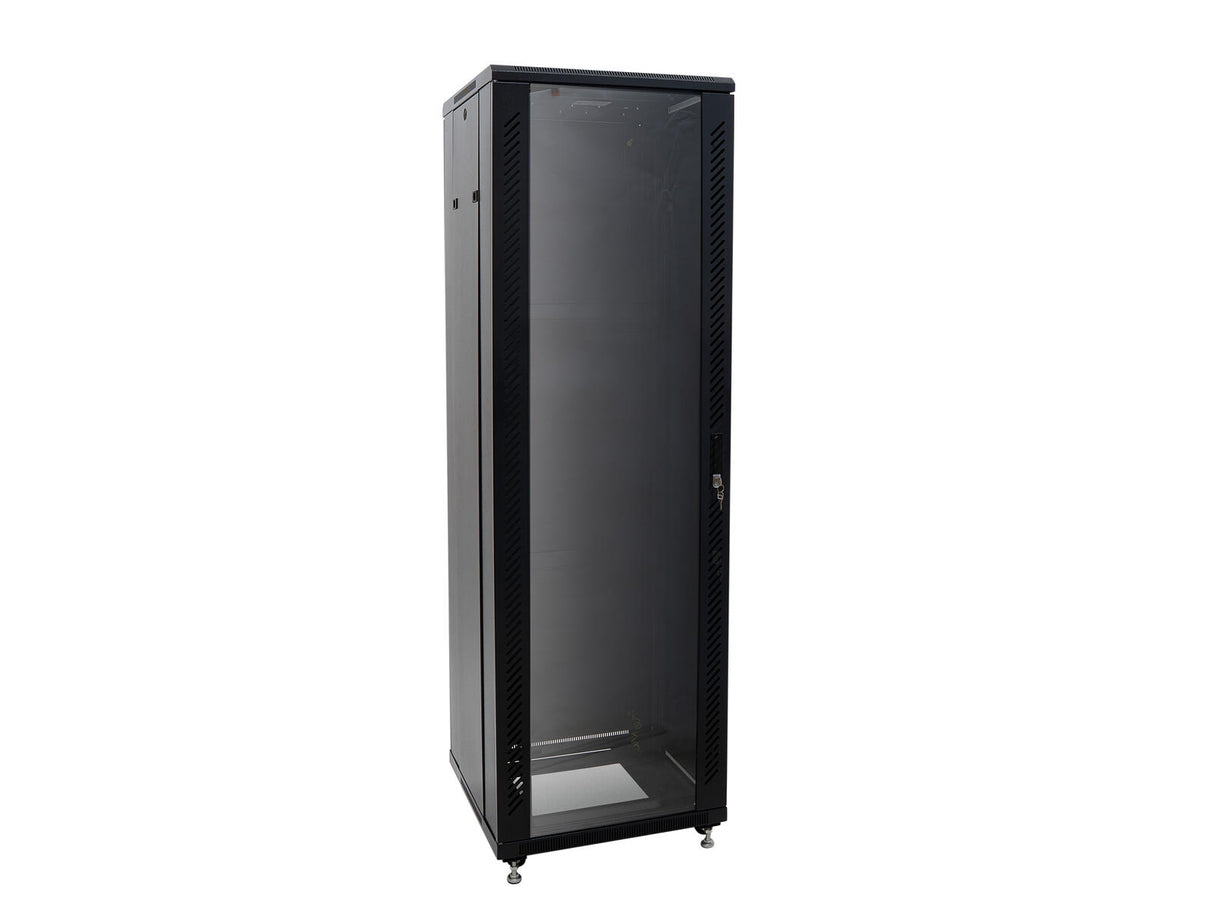 ROADINGER SSC-36 Steel Cabinet with Glass Door 36U