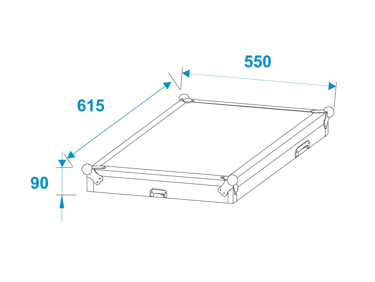 Roadinger Étui Combo Pro 20U avec roues