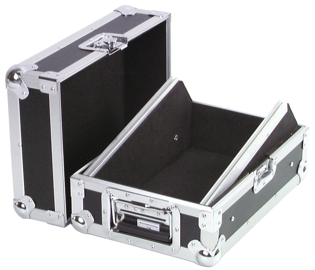 Flight-case de table de mixage ROADINGER Road MCR-10 incliné, bk