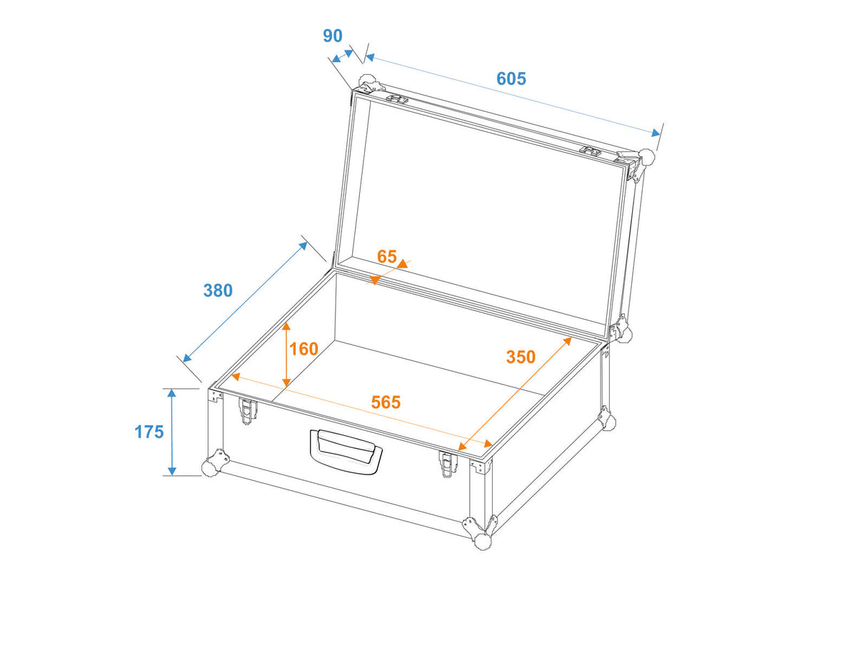 ROADINGER Universal Case Tour Lock Pro black