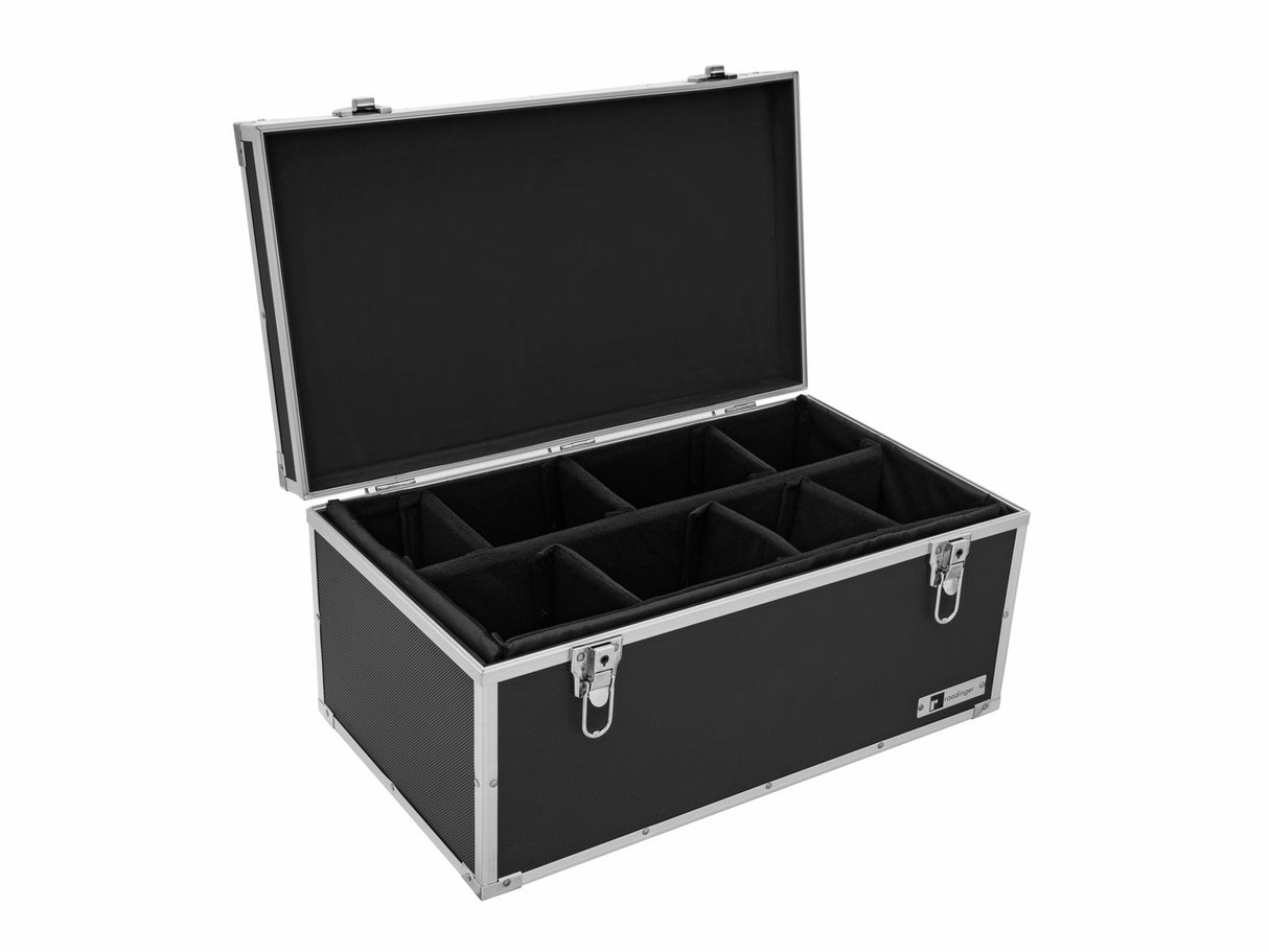 Roadinger Flightcase with foam divider (W:53,8 x D:29 x H:28cm)