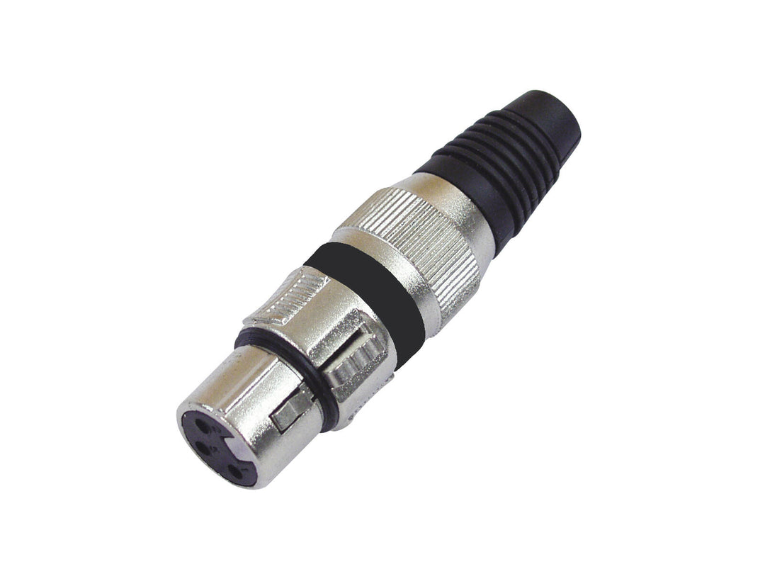 Prise XLR OMNITRONIC à 3 broches bk 10x