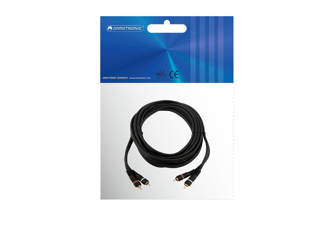 Câble RCA OMNITRONIC 2x2 3m