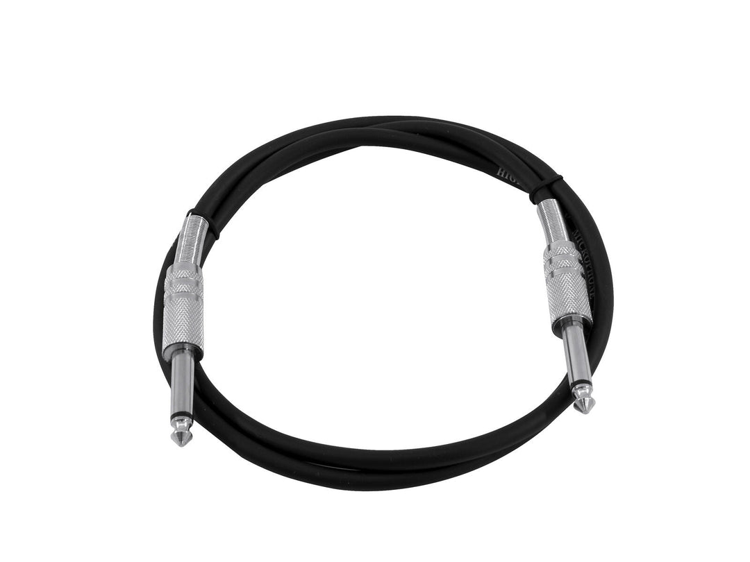OMNITRONIC Câble jack 6.3 mono 1.5m bk