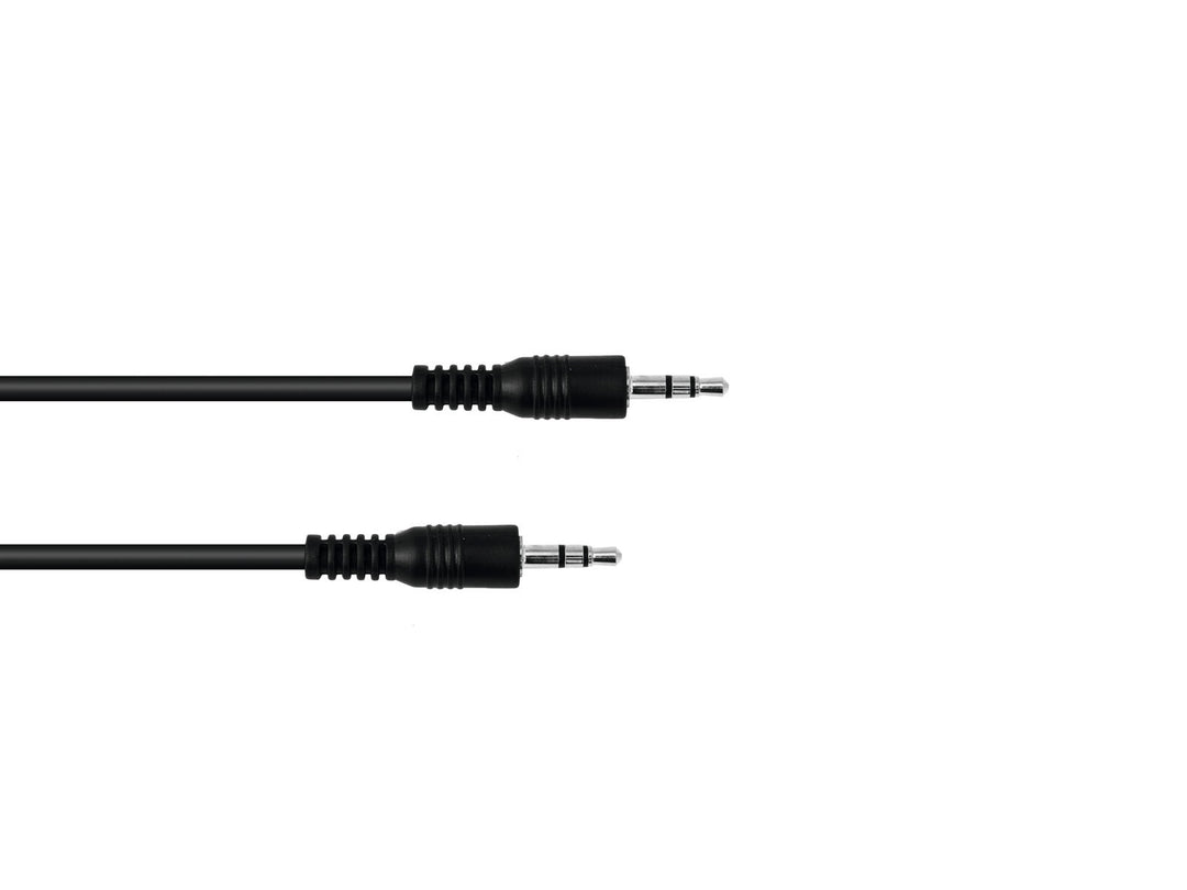 OMNITRONIC câble Jack stéréo 3.5 1.5m bk