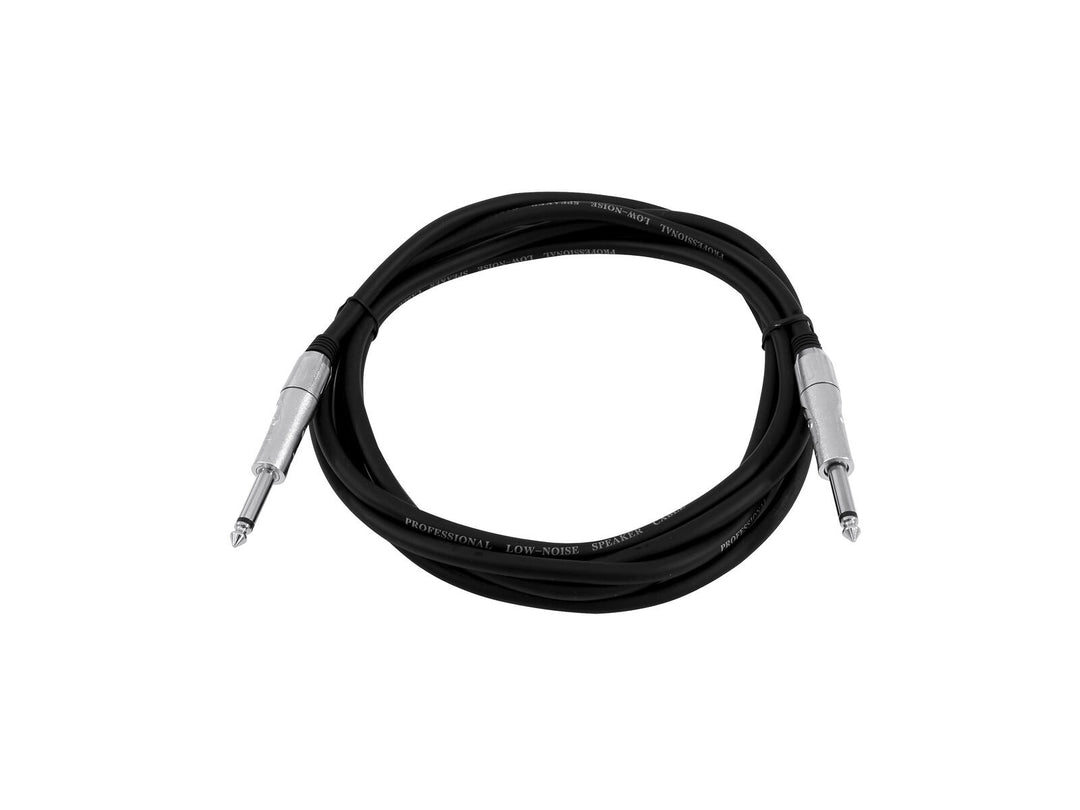 Câble d’enceinte OMNITRONIC Jack 2x1.5 1.5m bk