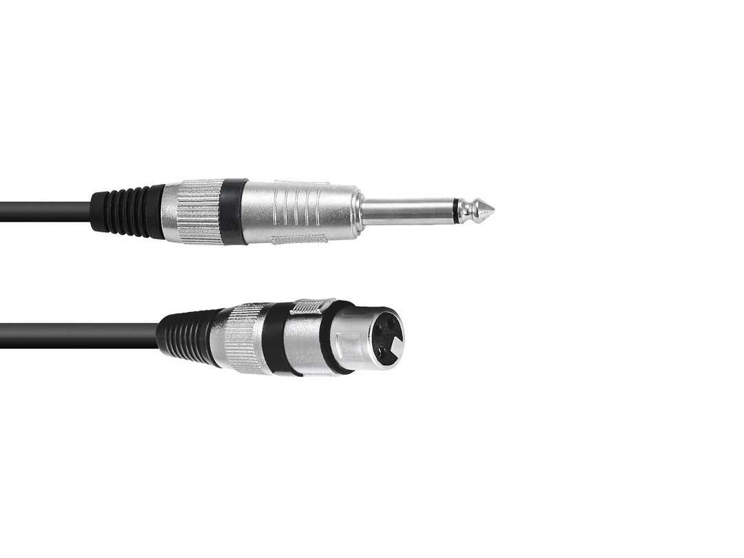 OMNITRONIC Câble adaptateur XLR(F)/Jack mono 2m bk