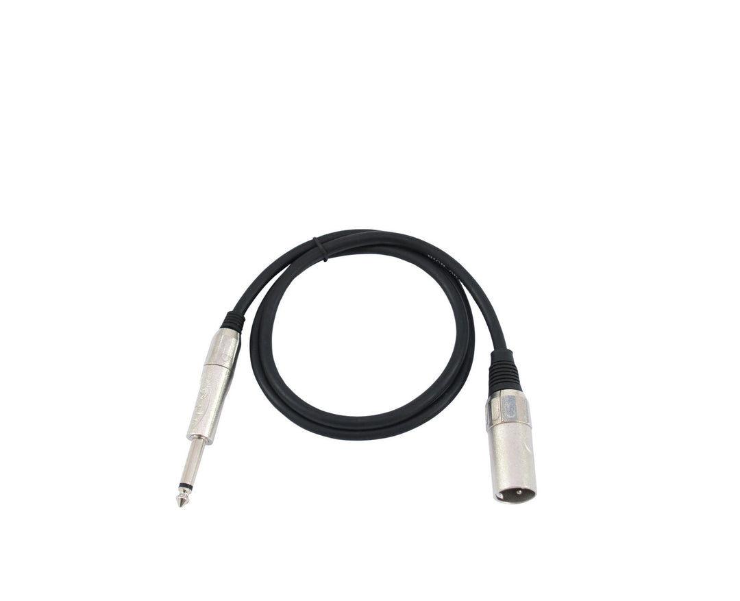 OMNITRONIC Câble adaptateur XLR(M)/Jack mono 0.9m bk