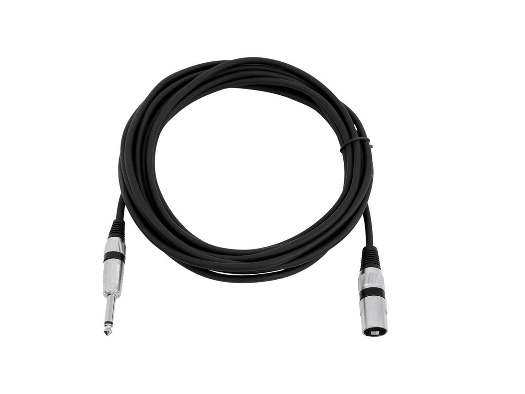 OMNITRONIC Câble adaptateur XLR(M)/Jack mono 5m bk