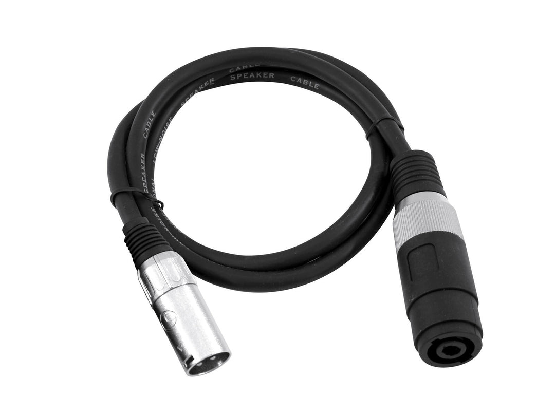 OMNITRONIC câble adaptateur Speaker(F)/XLR(M) 1m bk
