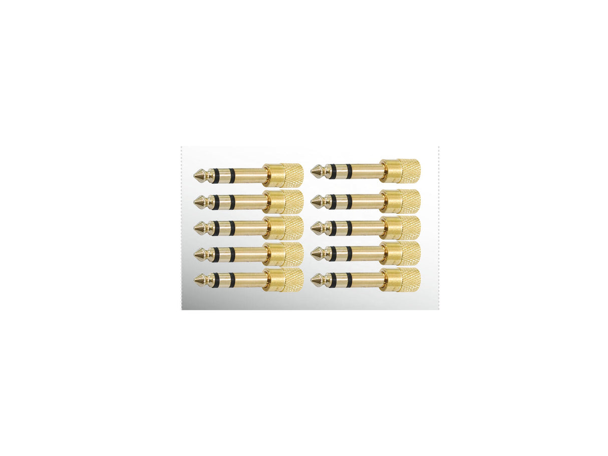 OMNITRONIC Adapter Jack(M)/3.5 Jack(F) 10x