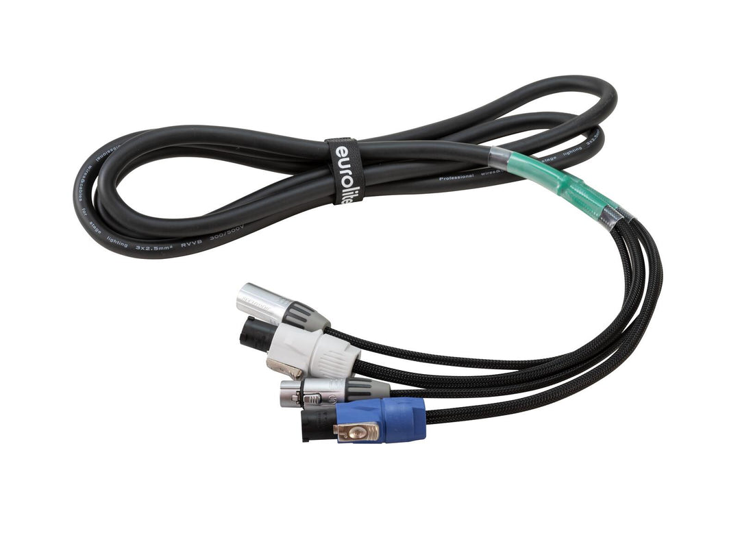 EUROLITE Câble combiné DMX P-Con/XLR 3 broches 5m