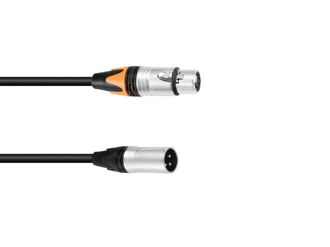 PSSO Câble adaptateur DMX XLR 3 broches/5 broches 0.3m bk