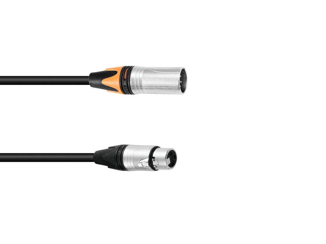 PSSO Câble adaptateur DMX XLR 5 broches/3 broches 0.3m bk