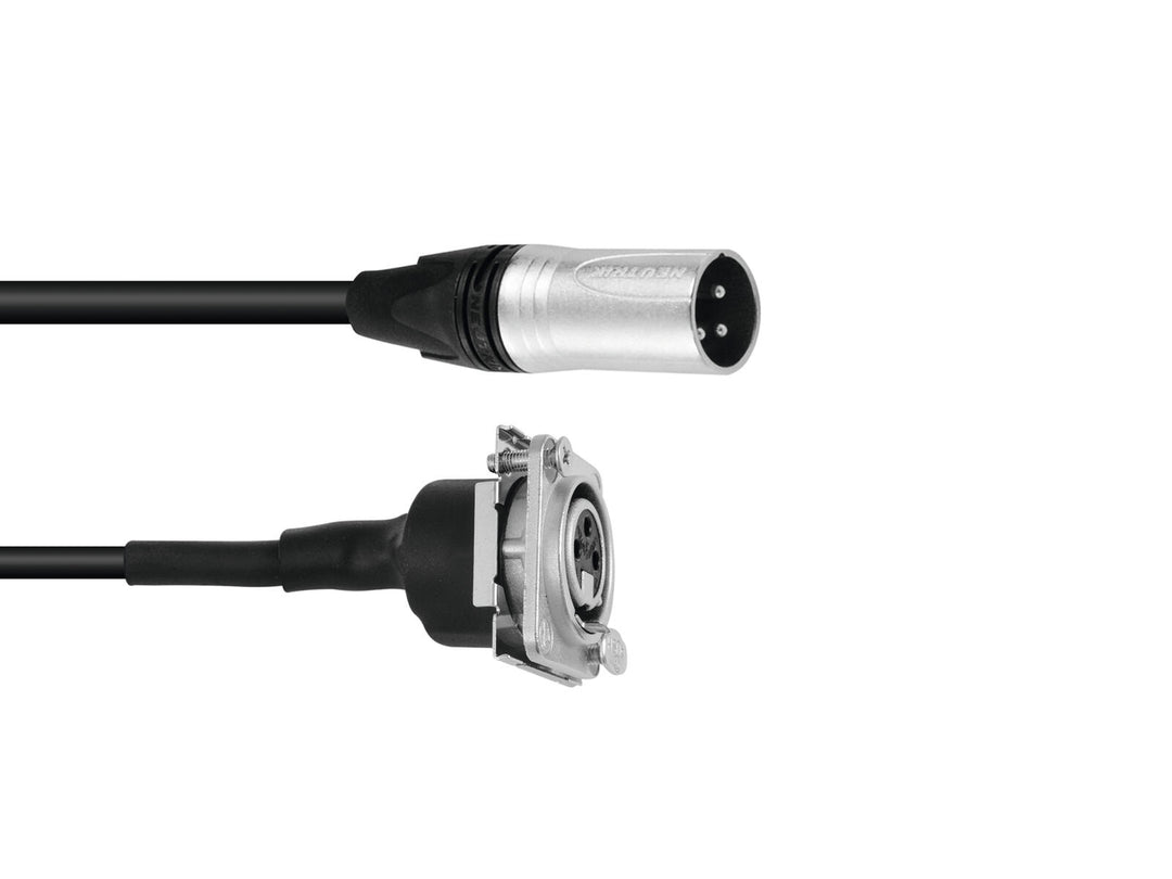 PSSO Câble patch XLR(M)/XLR(F) S 1m bk