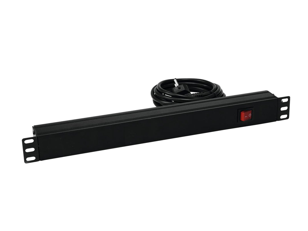 Eurolite R-19-8 1U Rack Distributeur de courant (Schuko)
