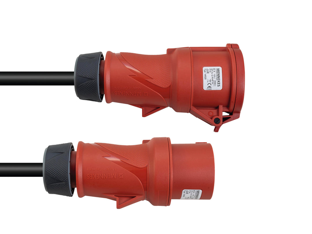PSSO CEE rallonge 32A 5x6 10m rouge