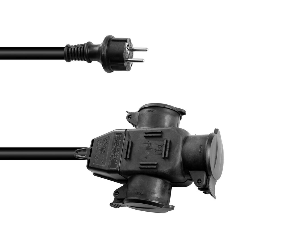 EUROLITE Rallonge 3x2.5 5m 3 voies