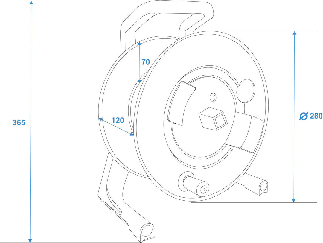 Touret de câble SCHILL IT266.RM A=280/C=11