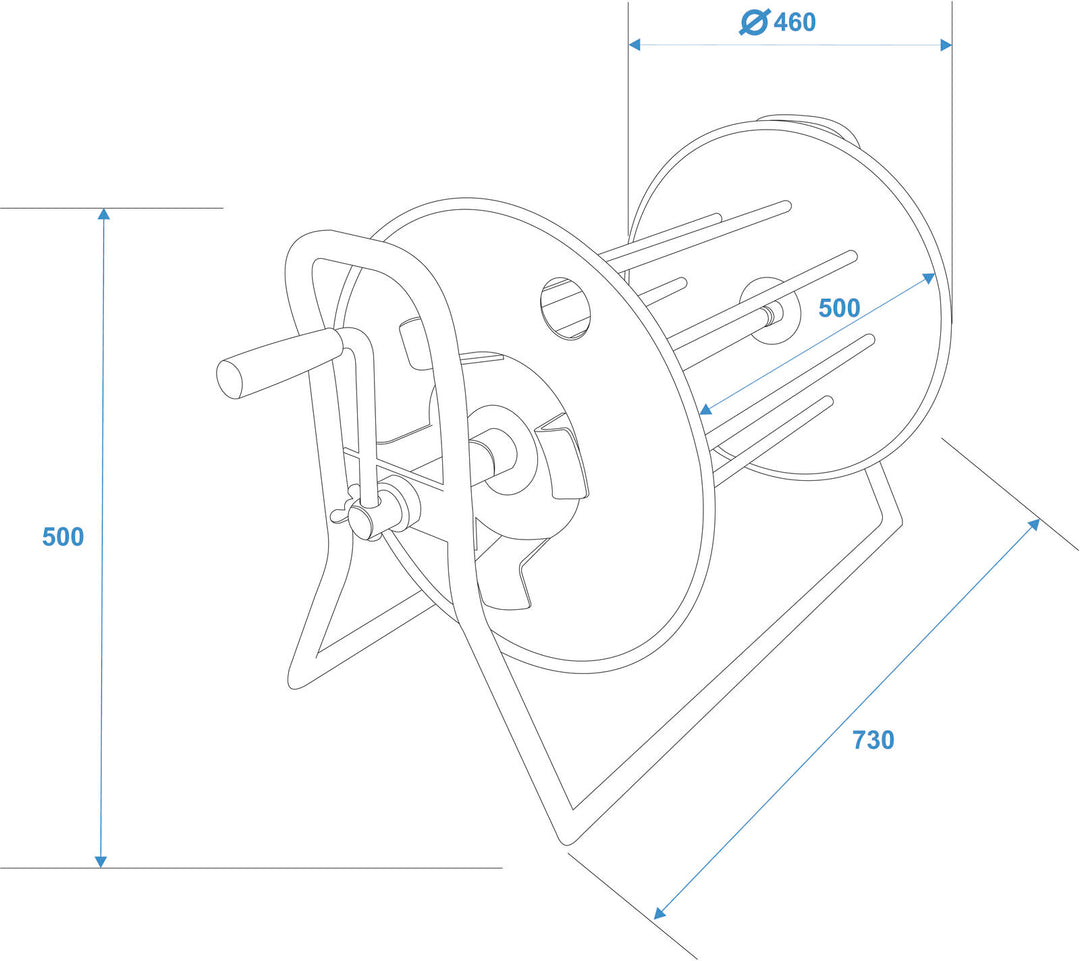 SCHILL Enrouleur de câble SK4602.RM A=460/C=500
