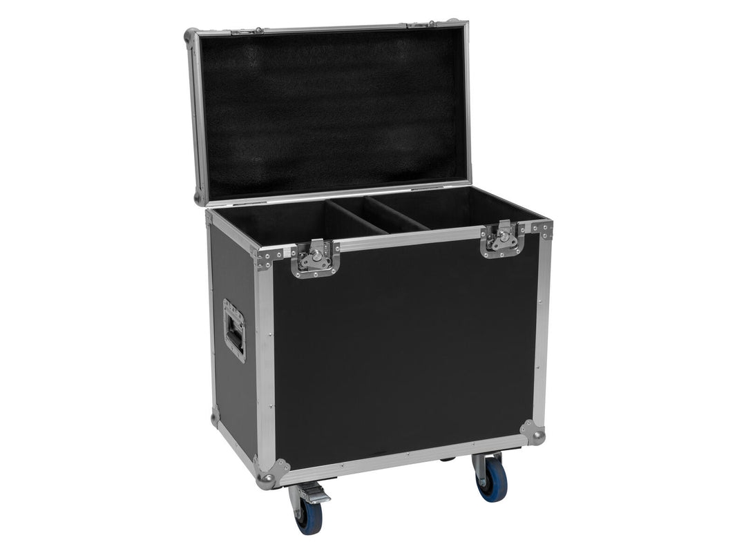 ROADINGER Flightcase 2x IP TMH-H420 avec roulettes