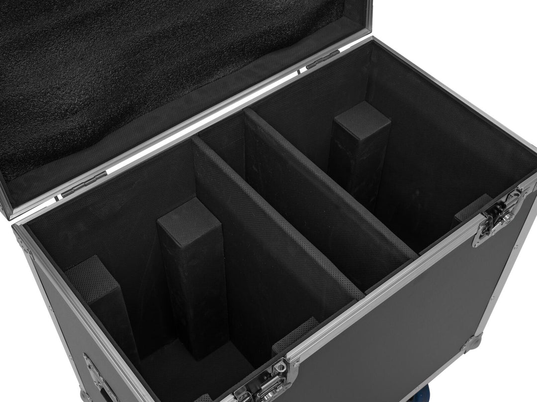 ROADINGER Flightcase 2x IP TMH-H420 avec roulettes