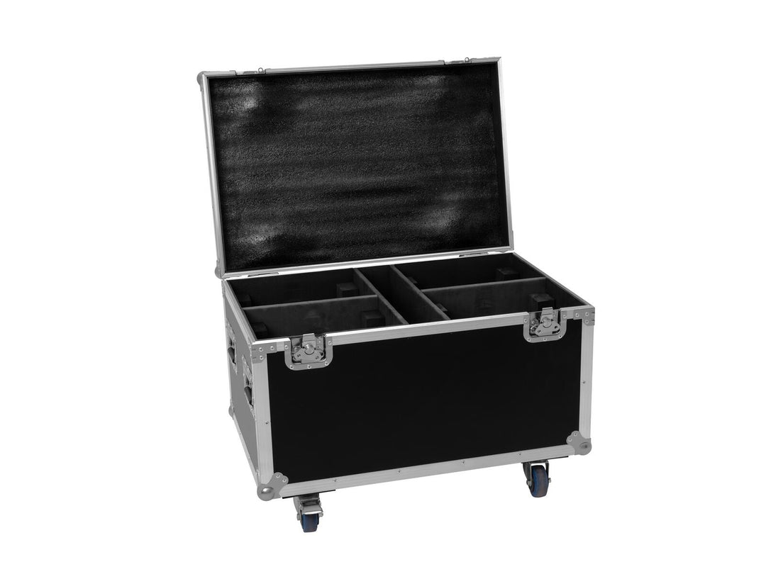 EUROLITE Set de 4x LED TMH-X4 + case à roulettes
