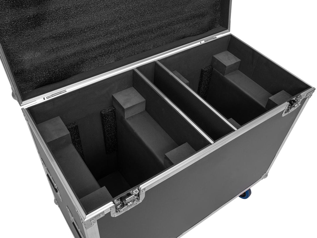 ROADINGER Flightcase 2x IP TMH-H760 avec roues