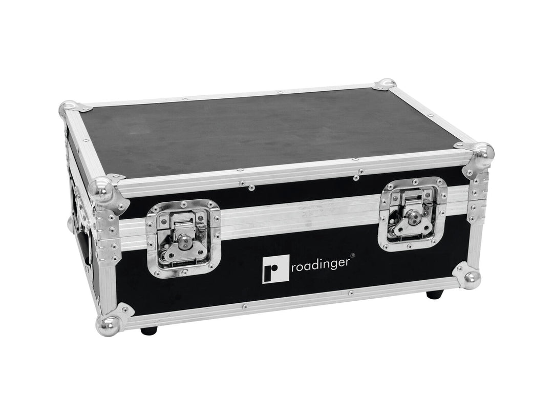 ROADINGER Flightcase 4x AKKU TL-3 Trusslight QuickDMX avec fonction de charge