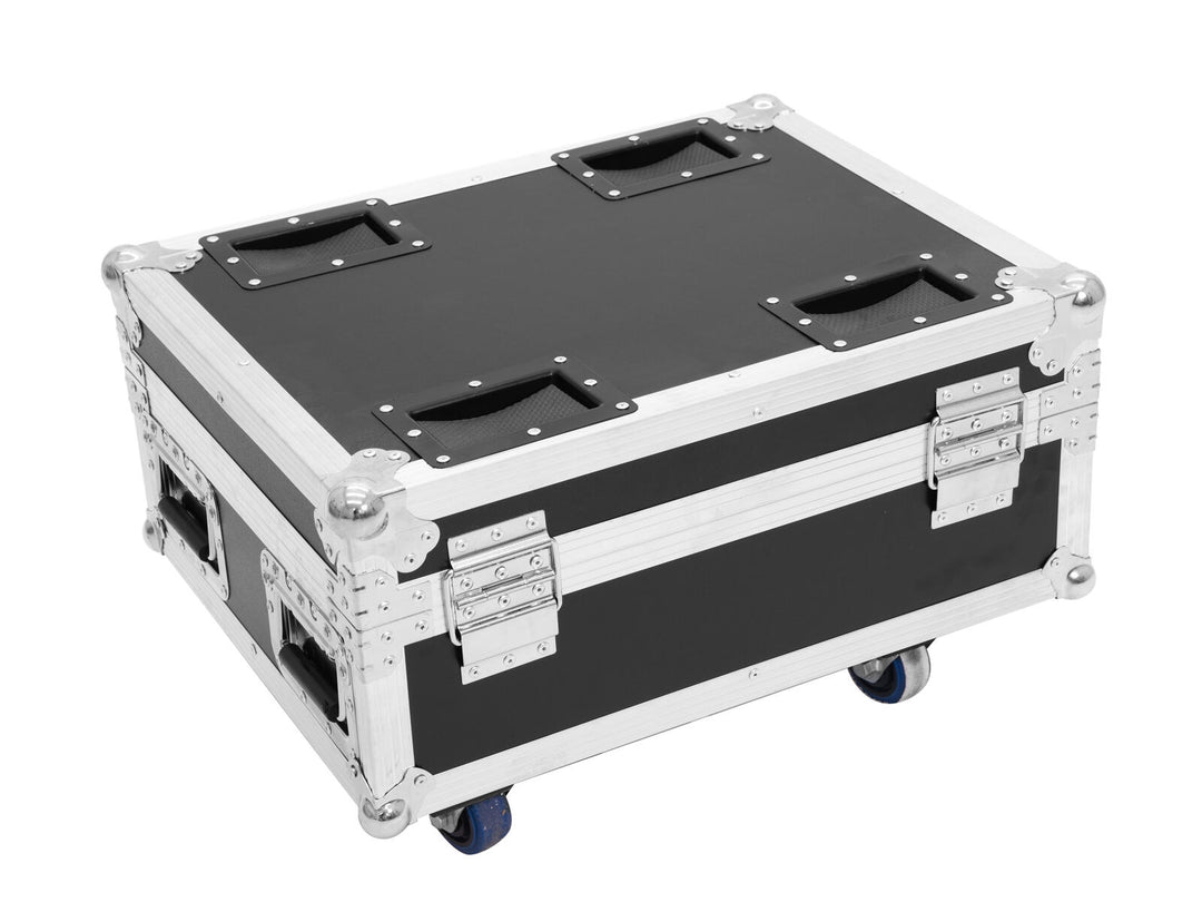 ROADINGER Flightcase 4x AKKU IP UP-4 QuickDMX avec fonction de recharge