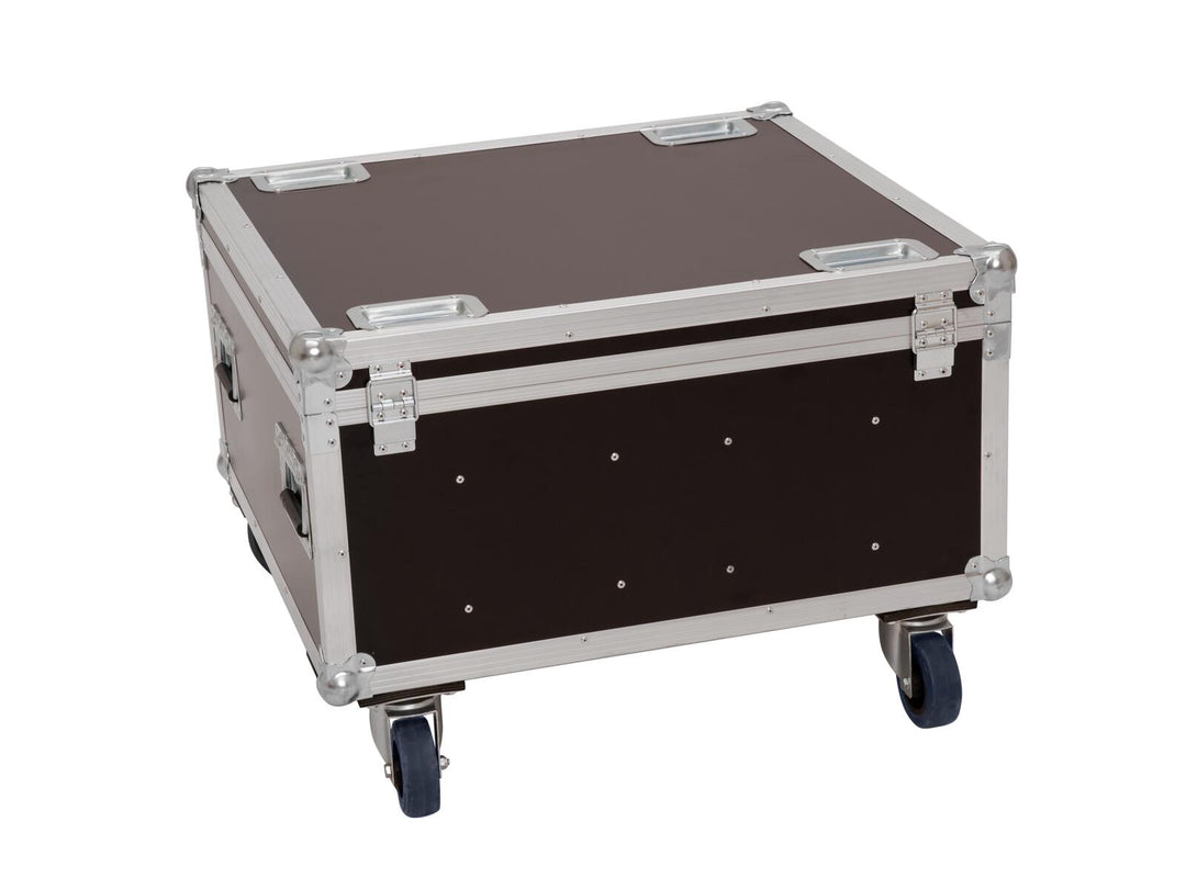 ROADINGER Flightcase 4x LED PLL-480 avec roulettes