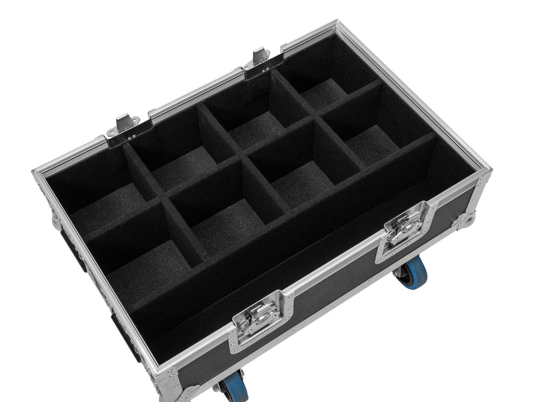 ROADINGER Flight-case BAS-1 8x SILENT PAR 6 QCL FLOOR