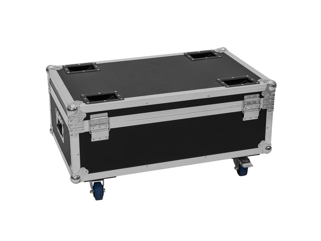 ROADINGER Flightcase 4x LED CLS-18 QCL RGB/WW à roulettes