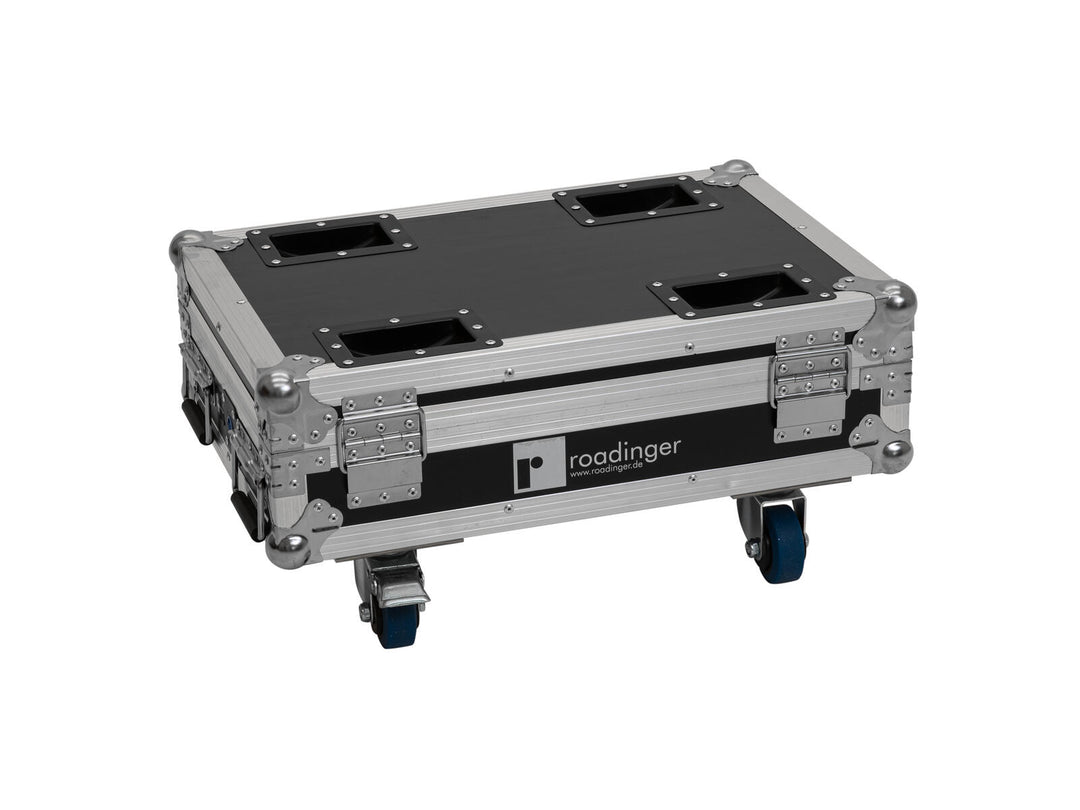 ROADINGER Flightcase 8x AKKU Mini IP UP-4 QCL Spot MK2 avec fonction de charge
