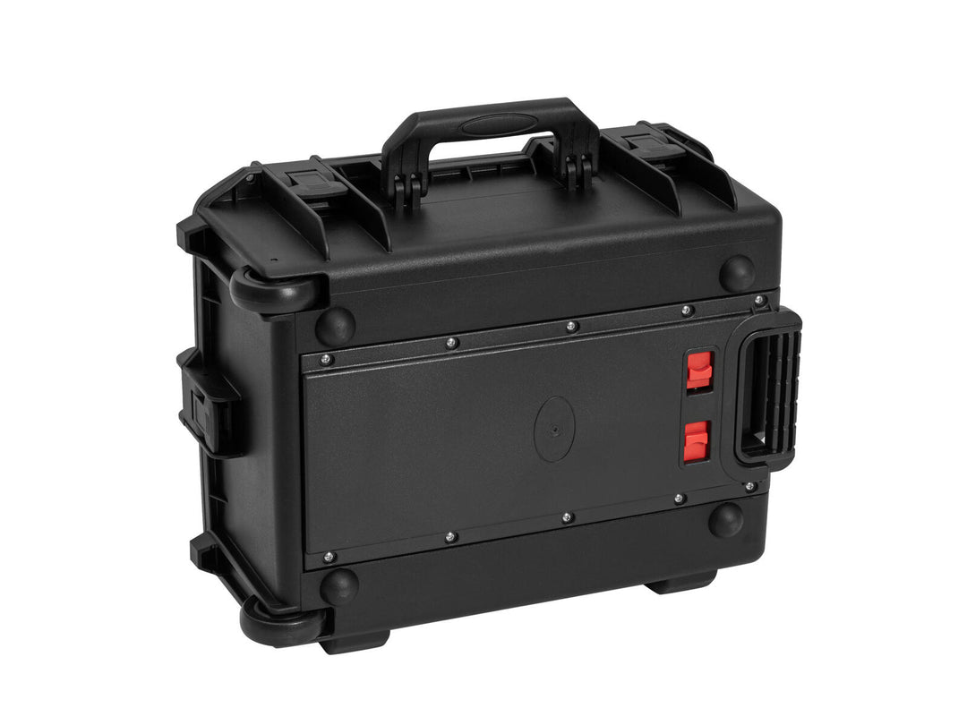 ROADINGER Plastic case pour 8x AKKU Flat Light avec chariot