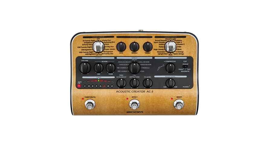 Zoom AC-3 Acoustic Creator boîtier DI