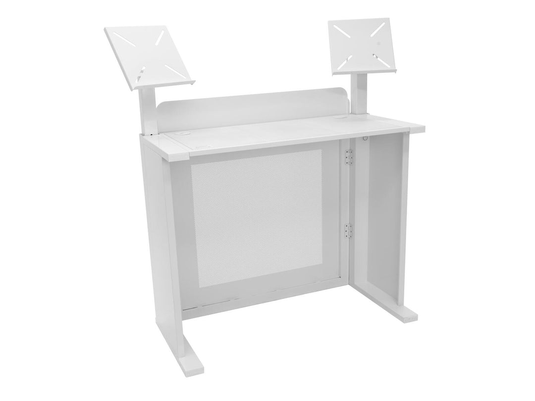 OMNITRONIC support pour ordinateur portable pour BOOZ Event Stand blanc