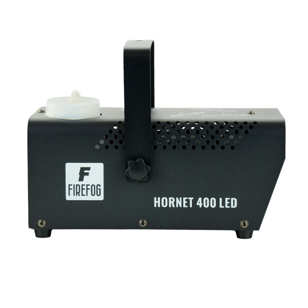 Firefog Hornet 400LED machine à brouillard 400 W avec LED et 2 télécommandes, noire