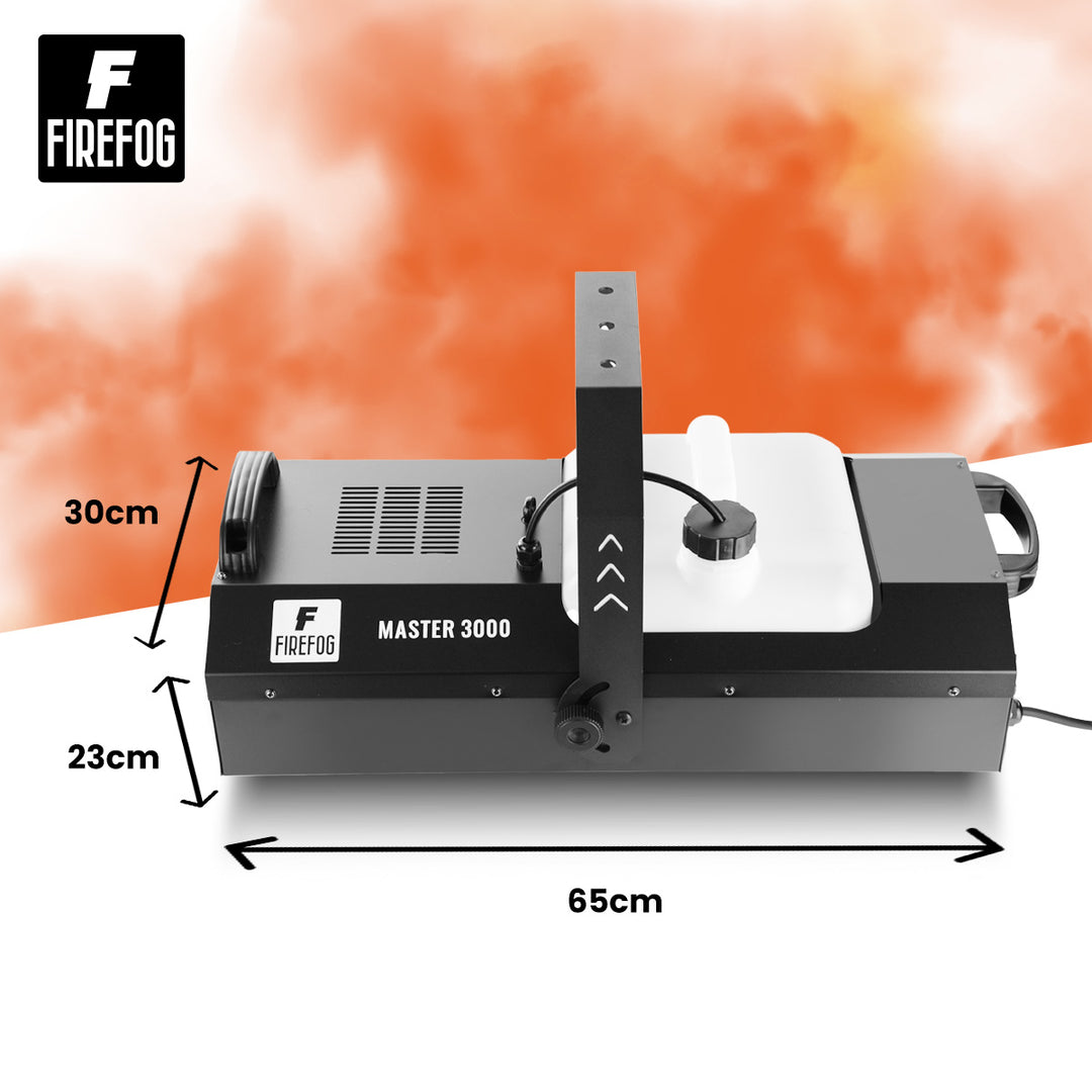 Firefog Master 3000 machine à brouillard 3000 W avec DMX et télécommande