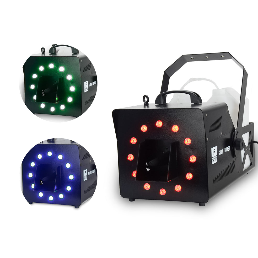 Firefog Snow 1500LED machines à neige 1500 W avec RGB LED et DMX