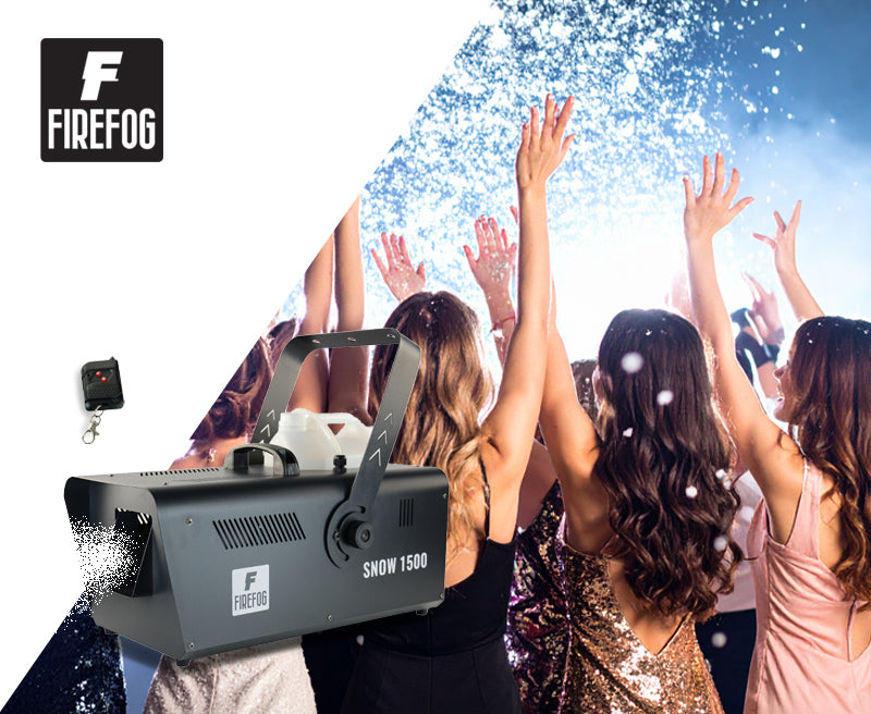 Firefog Snow1500 DMX machines à neige 1500 W avec télécommande