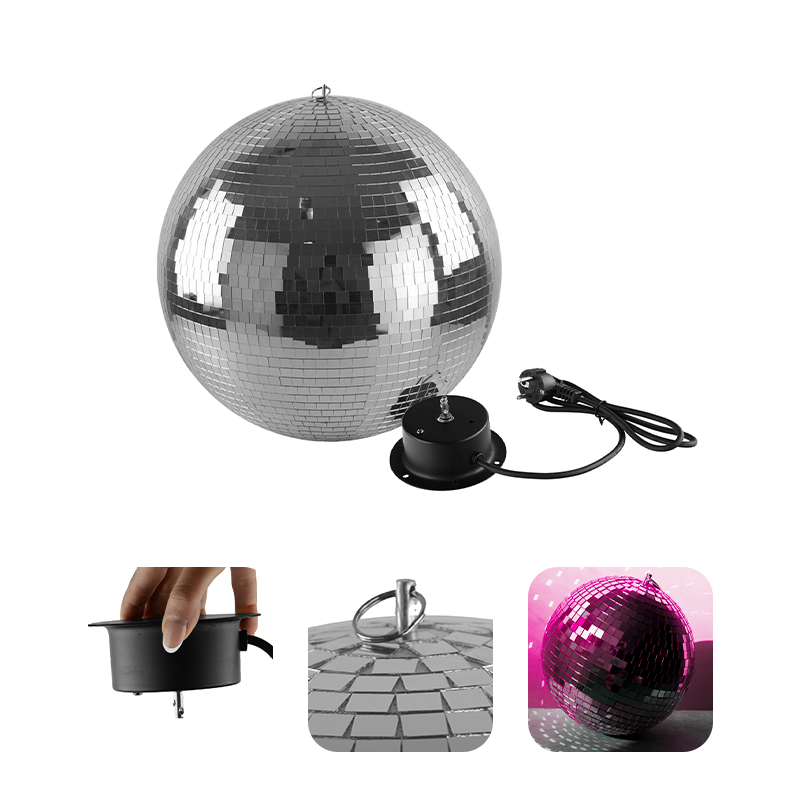 Kit boule à facettes avec moteur et spot (20cm)