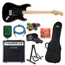 Fender Squier Sonic Stratocaster HSS Pack de démarrage (Noir)