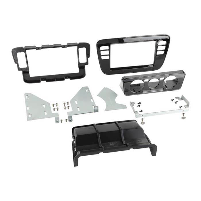 2-DIN Frame for Mii, Citigo and Up (Gloss Black)